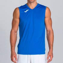 JOMA BASIC KÉK UJJATLAN PÓLÓ